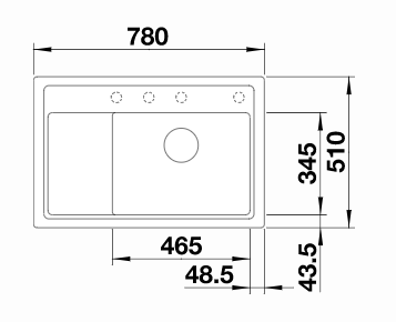 BLANCO ZENAR XL 6 S COMPACT ALB [2]