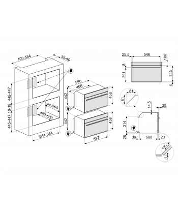 Cuptor compact-Smeg-SO4604M2PNR [2]