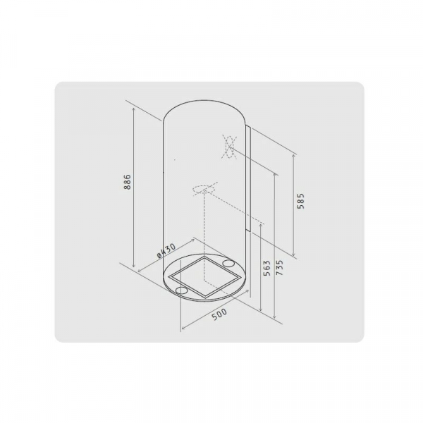 Elica TUBE PRO WH/A/43 [2]