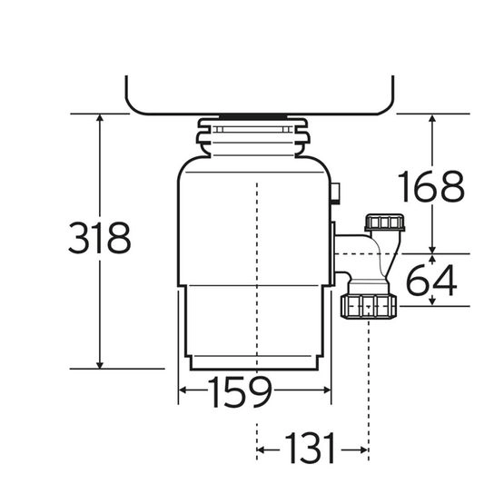 Insinkerator ISE46 fara actionare pneumatica [3]