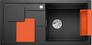 Compozit - BLANCO SITY XL 6 S antracit ( cu accesorii orange)