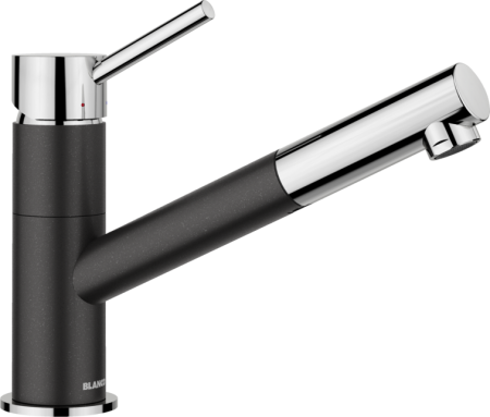 Compozit - BLANCO  KANO-S antracit/crom ( cu furtun extractibil)