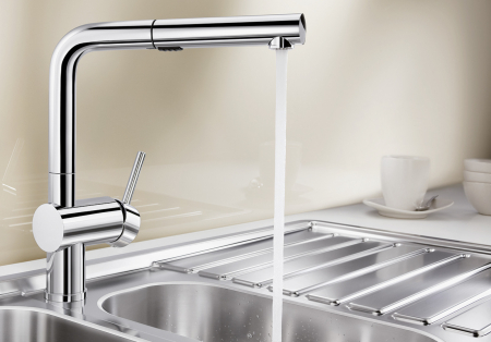 BLANCO LINUS-S Vario crom ( cu cap extractibil) [1]