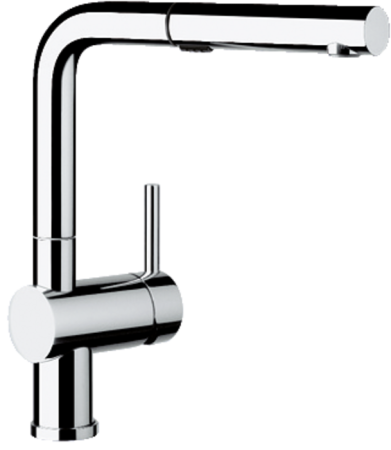 SUPRAFETE METALICE - BLANCO LINUS-S Vario crom ( cu cap extractibil)