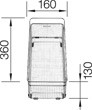 Accesorii chiuvete - COS VESELA INOX (223297)