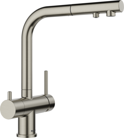 SUPRAFETE METALICE - FONTAS-S II Filter satin platinium ( cu cap extractibil)