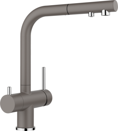 Chiuvete & baterii - FONTAS-S II Filter gri vulcan/crom ( cu cap extractibil)