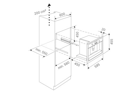 KUPPERSBUSCH CKV6800.0KSM MattBlack Design Line [2]