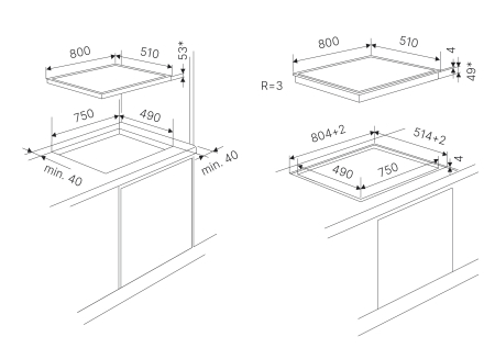 KUPPERSBUSCH KI8550.0KSMR MattBlack Design Line [7]