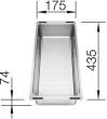 Accesorii chiuvete - Recipient multifunctional inox (227689)