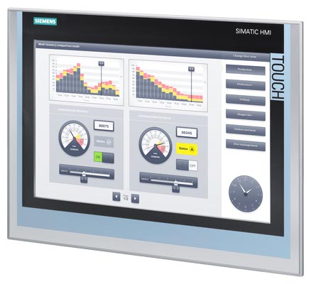 6AV2124-0QC02-0AX1, SIMATIC HMI TP1500 Comfort, Comfort Panel, Touch operation, 15" widescreen TFT display, 16 million colors, PROFINET interface [1]