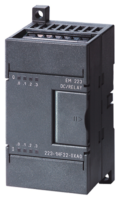 6ES7223-1PM22-0XA0, SIMATIC S7-200, Digital I/O EM 223, only for S7-22X CPU, 32 DI 24 V DC, Sink/Source, 32 DO relay, 2 A/channel [1]