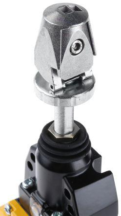 Limitator, incl. Buton E-STOP, carcasa metalica, 2 x N / C + 2 contacte N / O, 300 N max. forta arcului [3]