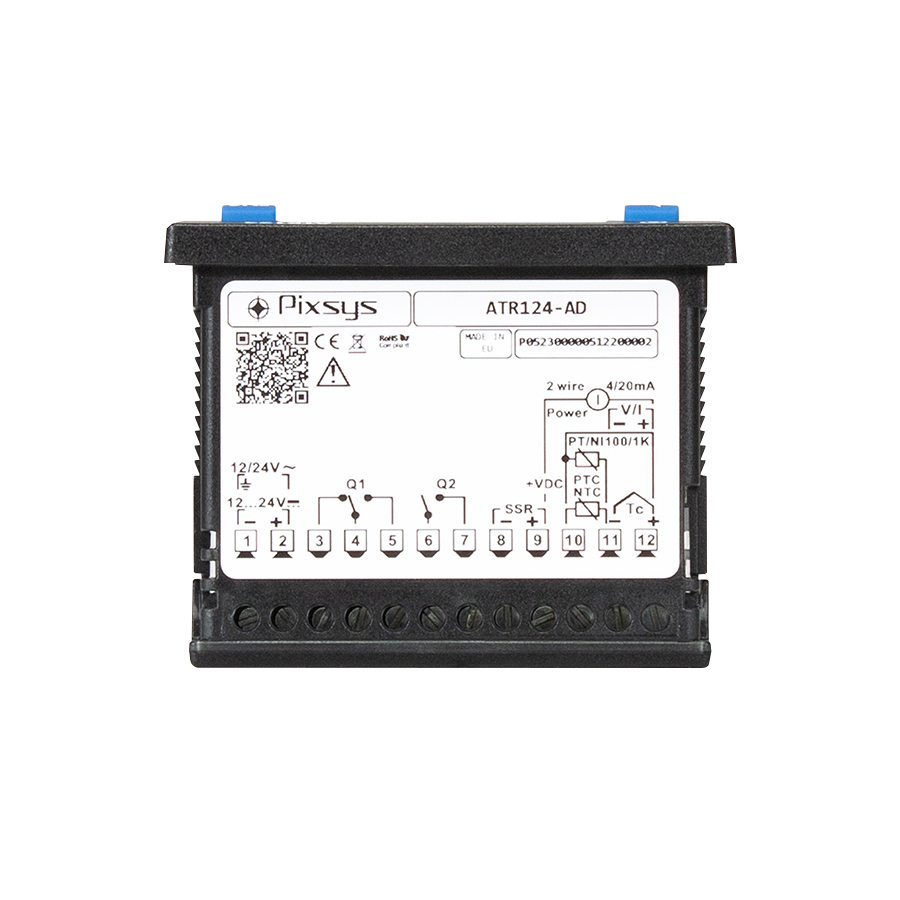 ATR124-ABC, PID Controler, 3 Digit 1 AI-1DO-2 Relays, 32 x 74 mm , 24...230V AC/DC [2]