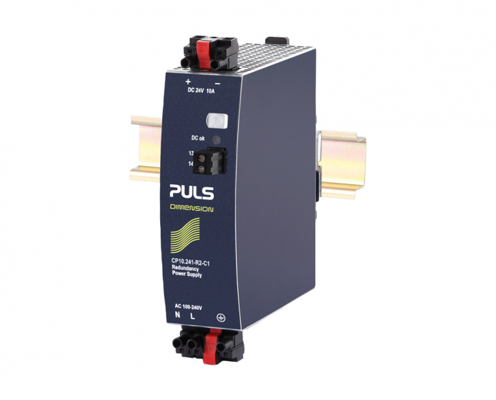 CP10.241-R2-C1, standard Redundancy Power Supply, Input: AC 100-240V, DC 110-150V, Output: DC 24V, 10A, 240W, plug connector [3]