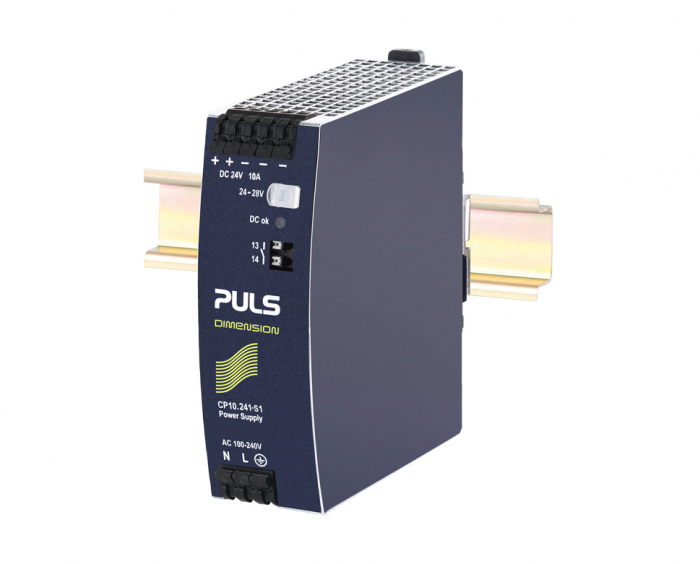 CP10.241, standard Power Supply, Input: AC 100-240V, DC 110-150V, Output: DC 24-28V, 10A, 240W [3]