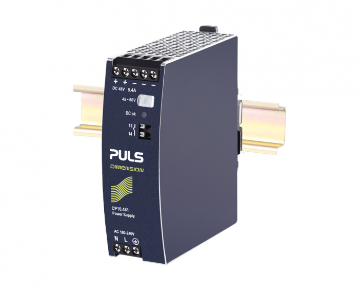 CP10.481, standard Power Supply, Input: AC 100-240V, DC 110-150V, Output: DC 48-56V, 5.4A, 260W [3]