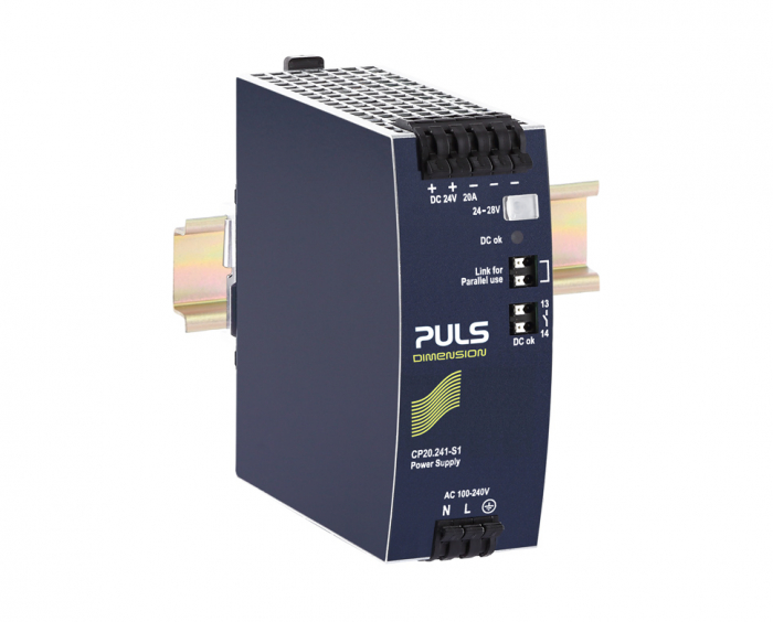 CP20.241-S1, DIN-rail power supplies for 1-phase systems, 24V, 20A, spring-clamp terminals [2]