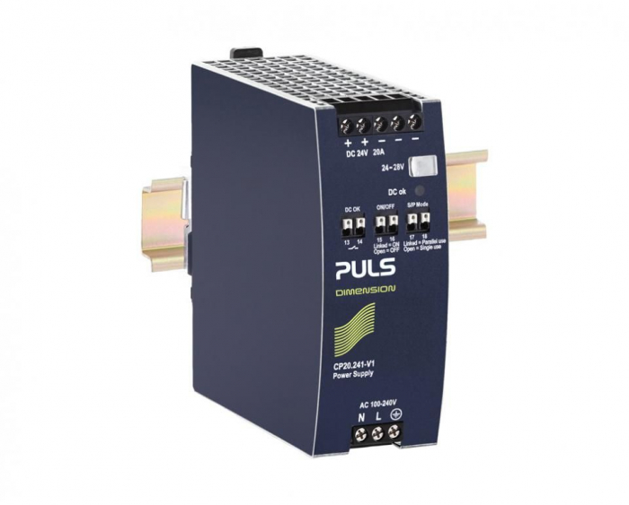 CP20.241-V1, DIN-rail power supplies for 1-phase systems 24V, 20A, Remote shut-down [2]