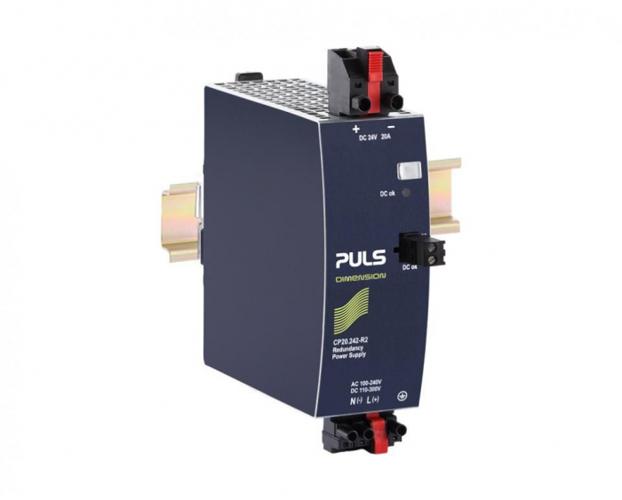 CP20.242-R2, Standard Redundancy Power Supply, Input: AC 100-240V, DC 110-300V, Output: DC 24V, 20A, 480W, plug connector [2]
