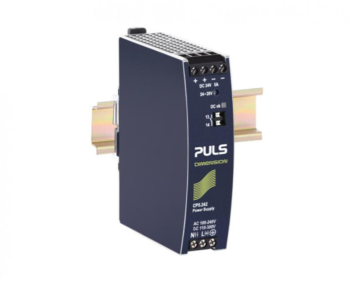 CP5.242, DIN-rail power supplies for 1-phase systems, 24V, 5A, 120W, enhanced DC input [2]