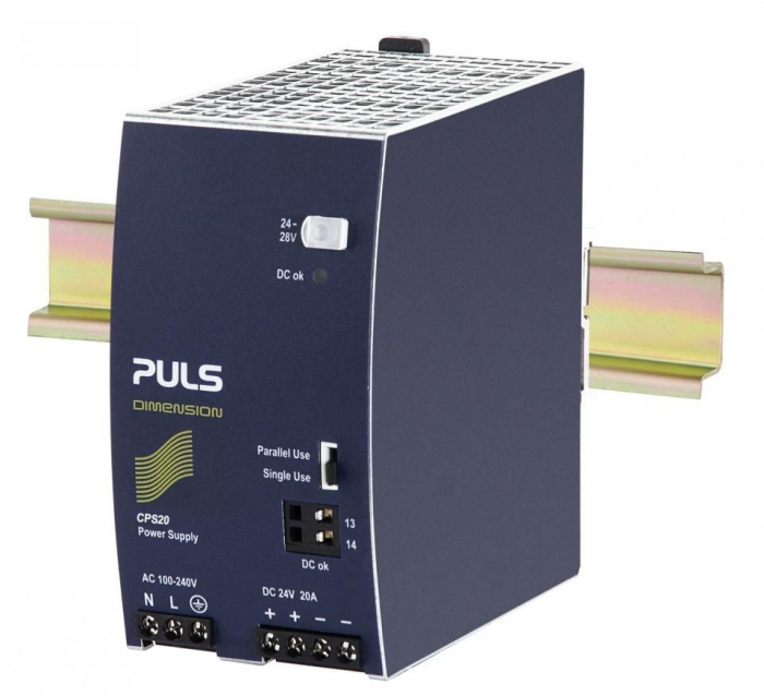 CPS20.241, DIN-rail power supplies for 1-phase systems, 24V, 20A [3]