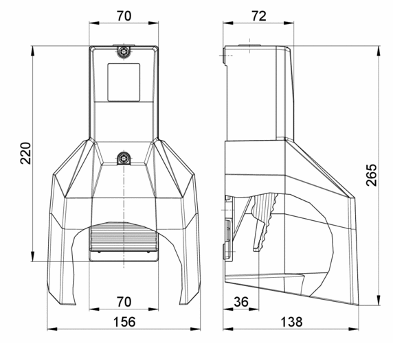 1048655, Limitator tip pedala, 2 contacte NC/NO, 6 A/400 VAC [2]