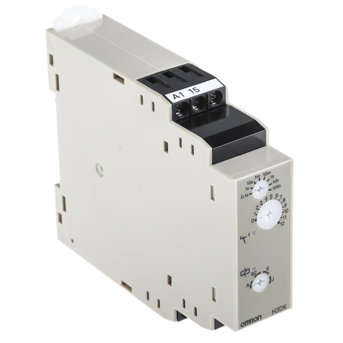 H3DK-S1 24-240AC/DC, Releu de timp, Interval citire: 0,1s...1200h, 24÷240V AC/DC, 4 moduri functionare, 250V AC / 5A [2]