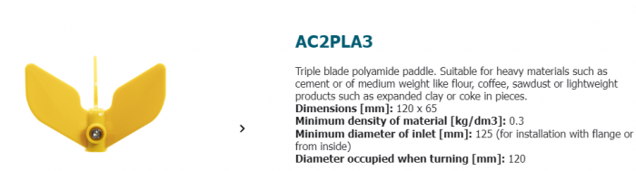 PFG05-4, PFG051-FA1NN020003-1CP0TF, senzor de nivel, lungime tija 198 mm, paleta AC2PLA3, 115/230  VAC [3]