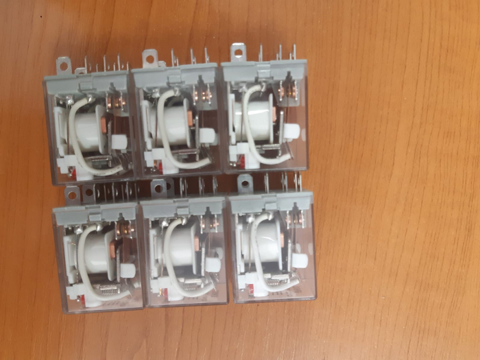 QY21PR24AC, releu 10 A, 2 contacte, 24V AC [3]