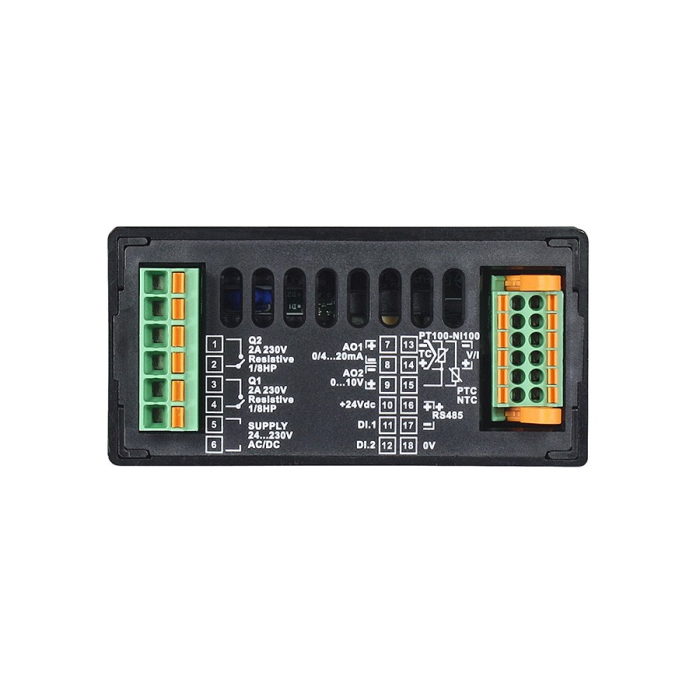 STR551-12ABC-T128R, indicator de proces , 1 x AI, DI 2 x PNP, 2 x AO(1x 0..10V, 1x 0/4..20mA ), RS-485, 24..230 V AC / DC [2]