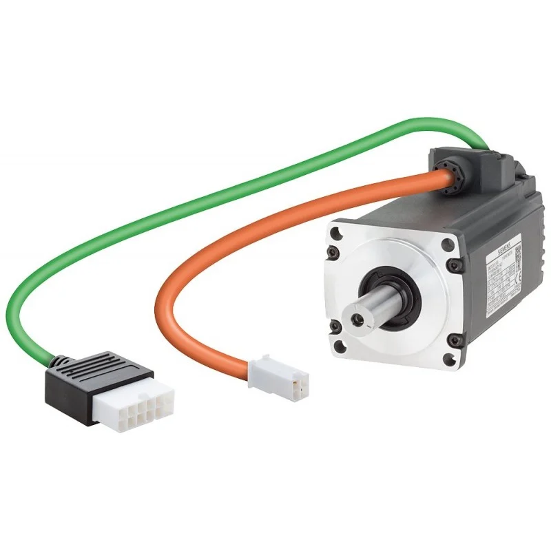 Control Proces si Vizualizare - 1FL6034-2AF21-1AA1, SIMOTICS S-1FL6 Funcționare tensiune 230 V 3AC Pn=0,4 kW; Nn=3000 rpm M0=1,27 Nm; MN=1,27 Nm,Encoder incremental TTL 2500 incr./rev. cu cheie de pene Toleranță N fără ținere frână 
