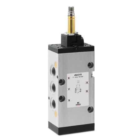 Lichidare stoc - 454-015-22, Electrovalvă cu 5/2 cai, G1/4, monostabila