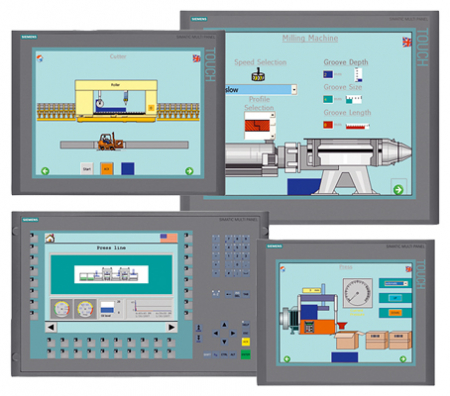 Simatic S7 - 6AV6644-0AB01-2AX0, SIMATIC MP 377 15" Touch Multi Panel, Windows CE 5.0 15" color TFT display 12 MB configuration memory configurable from WinCC flexible 2007