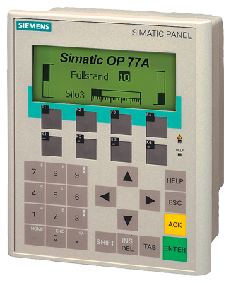 Simatic S7 - 6AV6641-0BA11-0AX1,  SIMATIC Operator Panel OP 77A LC display backlit, 4.5 display graphics-capable