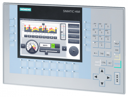 Simatic S7 - 6AV2124-1GC01-0AX0, SIMATIC HMI KP700 Comfort, Comfort Panel, key operation, 7" widescreen TFT display, 16 million colors, PROFINET interface, MPI/PROFIBUS DP interface