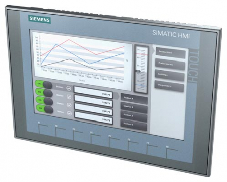 Simatic S7 - 6AV2123-2JB03-0AX0, SIMATIC HMI, KTP900 Basic, Basic Panel, Key/touch operation, 9" TFT display, 65536 colors, PROFINET interface
