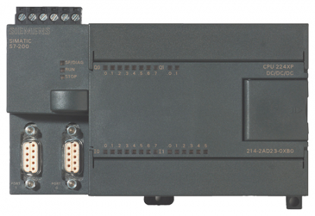 Simatic S7 - 6ES7214-2BD23-0XB0,  SIMATIC S7-200, CPU 224XP, 14DI /10 DO relay, 2 AI, 1 AO, 12/16 KB progr./10 KB data