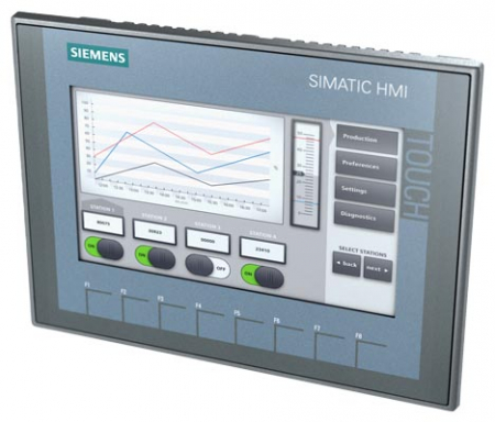 Simatic S7 - 6AV2123-2GB03-0AX0, SIMATIC HMI, KTP700 Basic, Basic Panel, Key/touch operation, 7" TFT display, 65536 colors, PROFINET interface