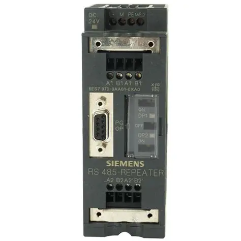 Control Proces si Vizualizare - 6ES7972-0AA01-0XA0, SIMATIC DP, REPETATOR RS485 PENTRU CONECTAREA SISTEMELOR BUS PROFIBUS/MPI CU MAX. 31 NODE; MAX. 12 MBIT/S, GRAD DE PROTECȚIE IP20