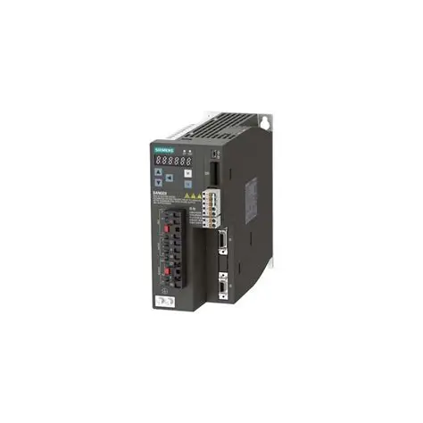 Control Proces si Vizualizare - 6SL3210-5FE10-4UF0, SINAMICS V90, cu PROFINET Tensiune de intrare: 380-480 V 3 A -15%/+10% 1,5 A 45-66 Hz Tensiune de ieșire: 0 – Intrare 1,2 A 0-330 Hz Motor: 0,4 kW Grad de protectie: IP20