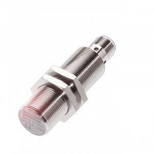 Senzori inductivi - BAW002K, senzor inductiv M18, Sn = 1...5 mm, iesire tensiune 0...10 V, ecranat, 24 VDC, conector M12x1-Male, 3 pini
