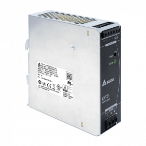 Control si comutatie - DRL-24V120W1AS, Sursa de alimentare, 24 V, 5 A, 120 W, contact DC,  monofazata, montaj sina DIN, carcasa metalica