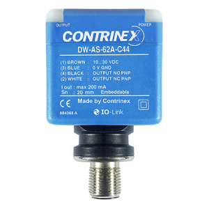 Senzori inductivi - DW-AS-62A-C44-916, senzor inductiv, 40x40 mm, Sn= 20mm, PNP, NO/NC, 10…30 VDC, conector M12, 4 pini