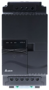 Delta Electronics - VFD055E43A, Convertizor VFD-E, IN 3x380 VAC, OUT 3x380 VAC, 5.5 kW, 13 A, control tensiune/frecventa, Functie PID, RS-485, Filtru EMI inclus
