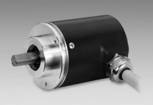 Encodere - Encoder miltiturn/paralel, flansa de prindere ø10 mm, IP 65, 10-30 VDC, NPN open collector, cablu 1 m radial, conector D-SUB, 37-pin