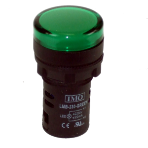 Control si comutatie - LMB-230-GREEN, lampa LED verde, 230VAC, IP65