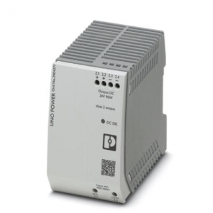 Surse de alimentare - UNO-PS2AC24DC90WC2LPS - Sursa de alimentare 24 V DC, 3.75 A, 90 W, 2 faze, carcasa metalica, montaj sina DIN