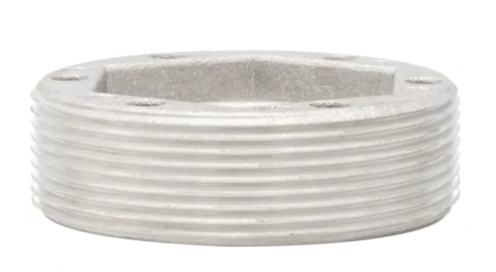 Senzori de nivel CAMLogic - ACC-RA-513, Reductie filetata din aluminiu G 2" 1/2, cu filet exterior si orificiu interior si filet G 1" 1/2.