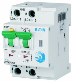 Dispozitiv de detectare a defectelor de arc electric AFDD+ - AFDD-6/2/C/003-F, Dispozitiv de detectare a defecțiunilor arcului, 2p, C, 6 A, 30 mA, tip F